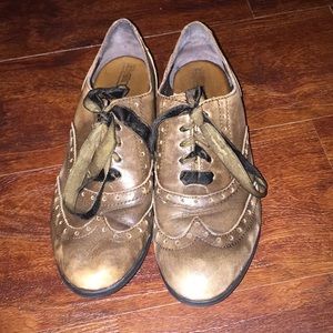 Brown leather Børn oxfords